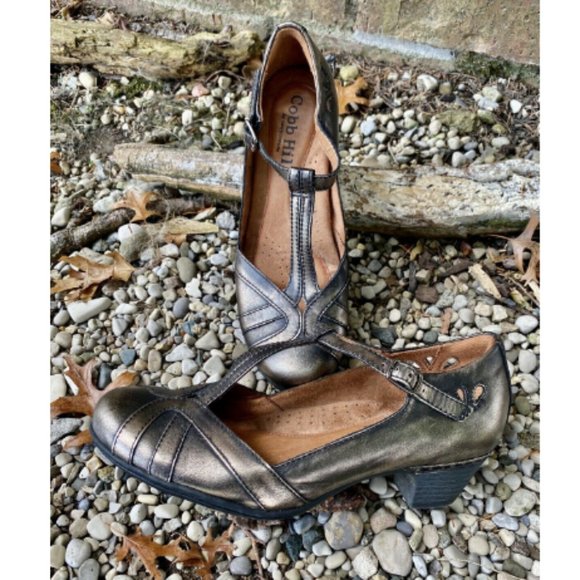 pewter dress shoes low heels